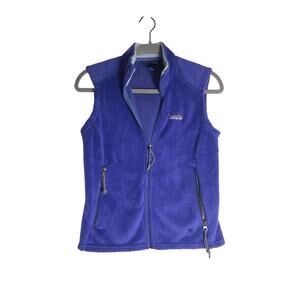 Women's Small Vintage Patagonia Regulator Fleece Vest Blue 90's Outdoor Utility